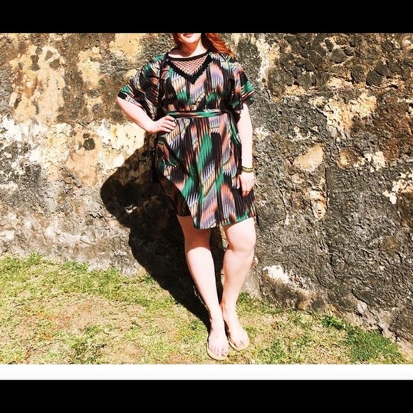 City chic multi color dress size 1X - Picture 1 of 3